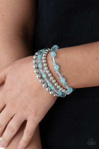 Delightfully Disco Blue Paparazzi Bracelet