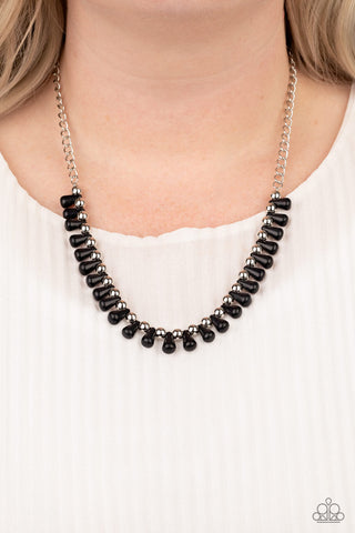 Extinct Species Black Paparazzi Necklace
