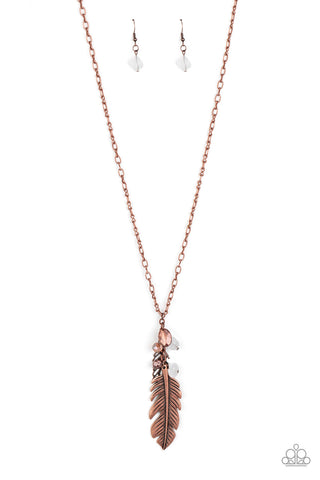 Feather Flair Copper Paparazzi Necklace