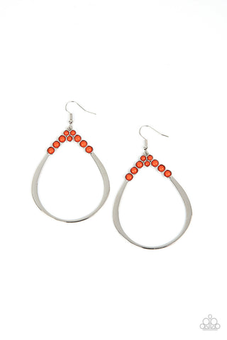 Festive Fervor Orange Paparazzi Earrings
