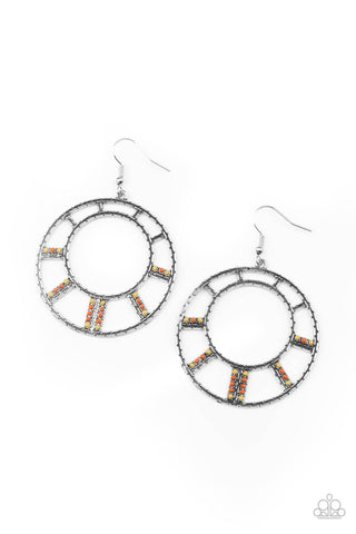 Fleek Fortress Multi Paparazzi Earrings