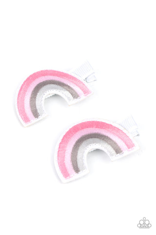 Follow Your Rainbow Pink Paparazzi Hair Clips