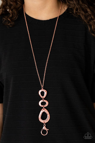 Gallery Artisan Copper Paparazzi Lanyard Necklace