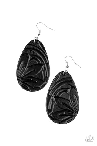 Garden Therapy Black Paparazzi Earrings