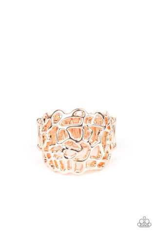 Get Your FRILL Rose Gold Paparazzi Ring