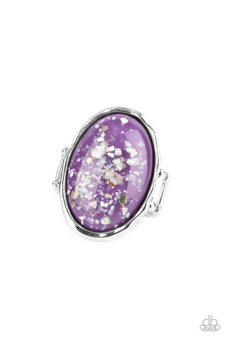 Glittery with Envy Purple Paparazzi Ring