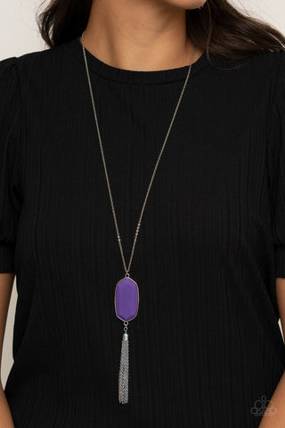 Got a Good Thing GLOWING Purple Paparazzi Necklace
