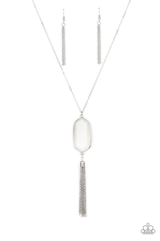 Got a Good Thing GLOWING White Paparazzi Necklace