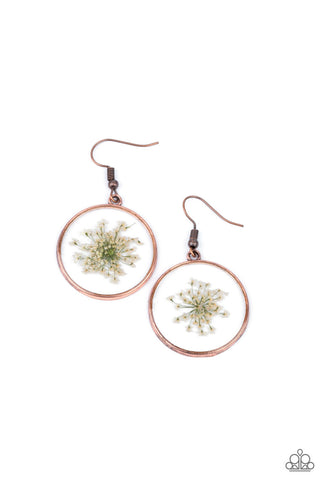 Happily Ever Eden Copper Paparazzi Earrings