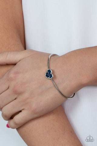 Heart of Ice Blue Paparazzi Bracelet