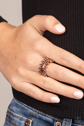 Heavy Metal Muse Copper Paparazzi Ring