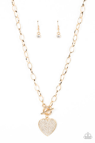 If You LUST Gold Paparazzi Necklace