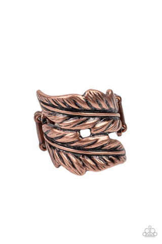Inner FLIGHT Copper Paparazzi Ring