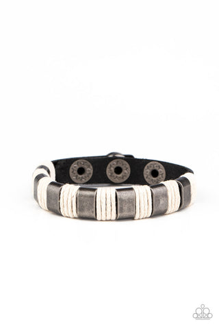 Just Ride Black Paparazzi Bracelet