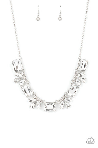Long Live Sparkle White Paparazzi Necklace