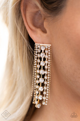 July 2022 Magnificent Musings Trend Blend Complete Fashion Fix Set - Gold White Rhinestone