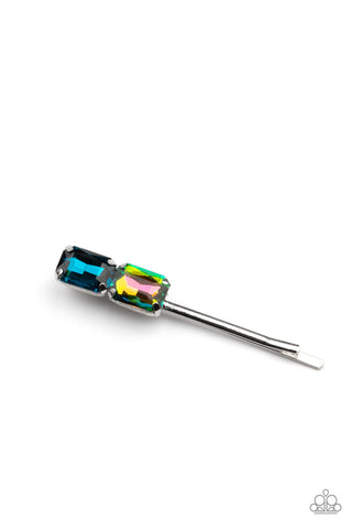 Material Girl Goals Blue Paparazzi Hair Pin