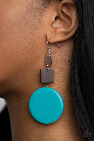 Modern Materials Blue Paparazzi Earrings