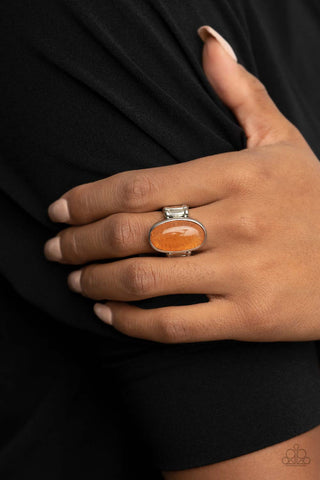 Mystical Mantra Orange Paparazzi Ring