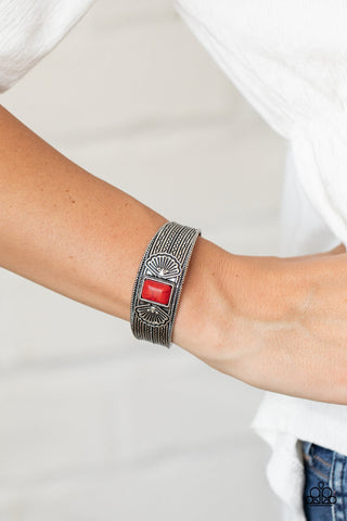 Ocean Mist Red Paparazzi Bracelet