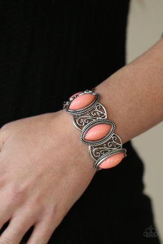 POP, Skip, and a Jump Orange Paparazzi Bracelet