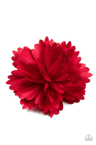 Picnic Posh Red Paparazzi Hair Clip