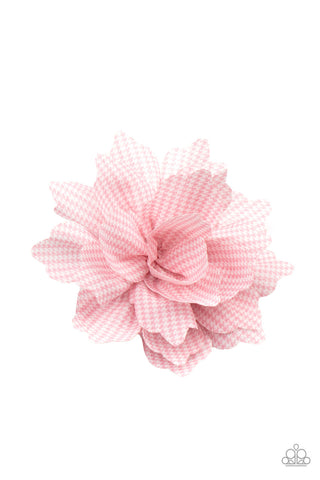 Plaid Prairies Pink Paparazzi Hair Bow
