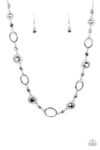 Pushing Your LUXE Silver Paparazzi Necklace