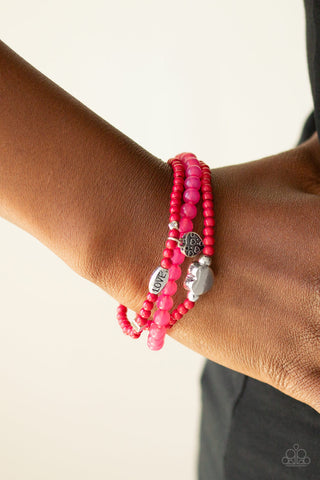 Really Romantic Pink Paparazzi Bracelet