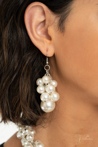 Regal - 2020 Zi Collection White Pearl Paparazzi Statement Necklace