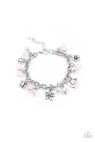 Retreat into Romance Pink Paparazzi Bracelet