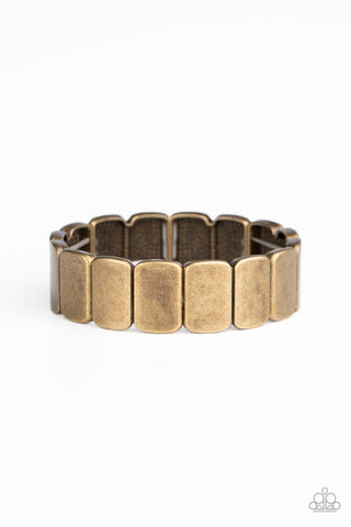 Retro Effect Brass Paparazzi Bracelet
