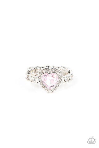Romantic Reputation Pink Paparazzi Ring
