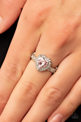 Romantic Reputation Pink Paparazzi Ring