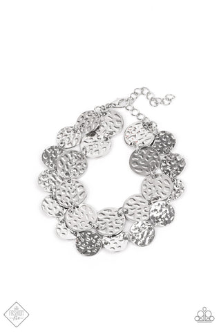 Rooted to the SPOTLIGHT Silver Paparazzi Bracelet