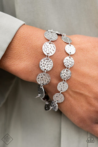 Rooted to the SPOTLIGHT Silver Paparazzi Bracelet