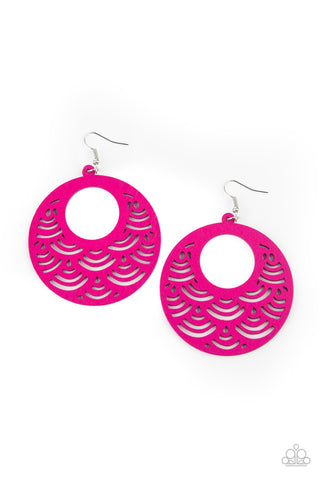 SEA la Vie! Pink Paparazzi Earrings