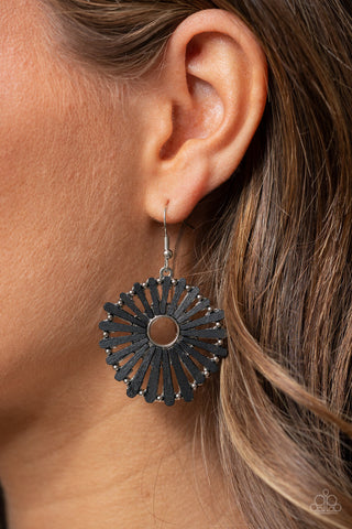 SPOKE too Soon Black Paparazzi Earrings