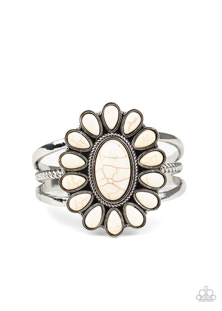 Sedona Spring White Paparazzi Bracelet