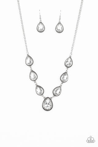 Socialite Social White Paparazzi Necklace