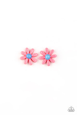 Kids' Starlet Shimmer Daisy Floral Post Earring Set