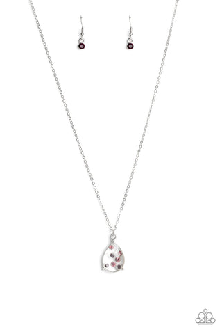Stormy Shimmer Purple Paparazzi Necklace