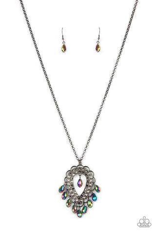 Teasable Teardrops Multi Paparazzi Necklace