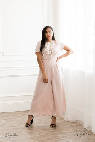 The LeCricia - 2020 Zi Collection White Pearl and Rhinestone Tiered Paparazzi Statement Necklace