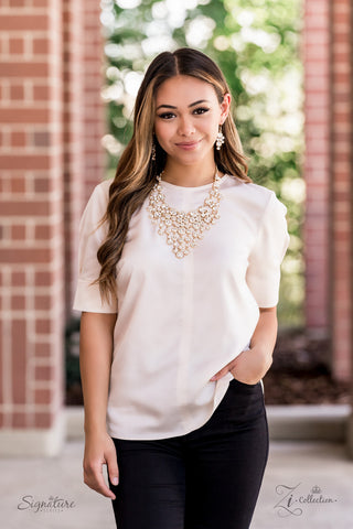 The Rosa 2020 Zi Collection Gold Paparazzi Necklace