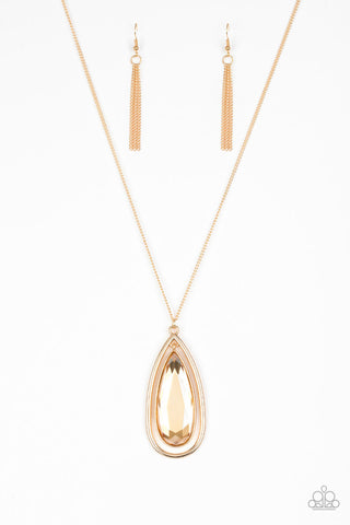 The Royal Coronation Gold Paparazzi Necklace