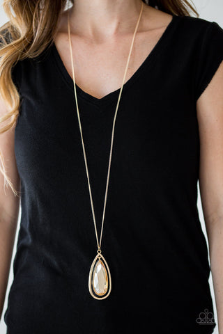 The Royal Coronation Gold Paparazzi Necklace