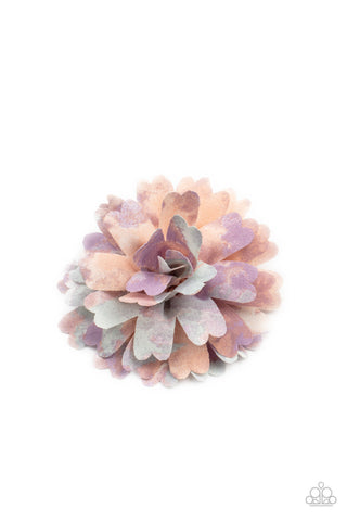 Tie Dyed Eden Purple Paparazzi Hair Clip