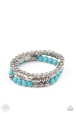 Trail Mix Mecca Blue Paparazzi Bracelet