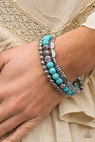 Trail Mix Mecca Blue Paparazzi Bracelet